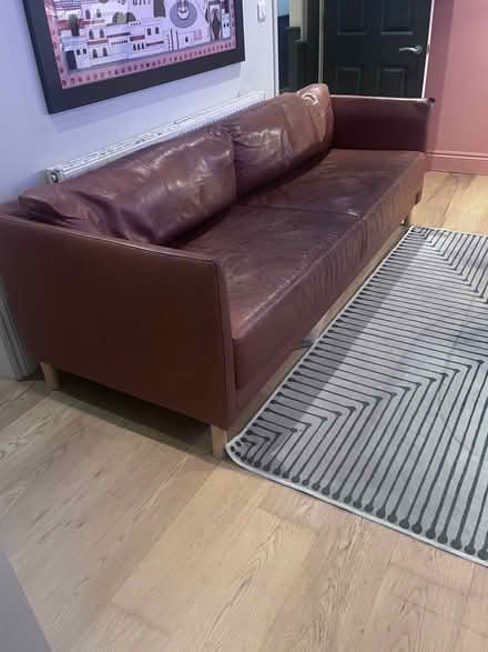 Photo of free Habitat Hyde leather sofa bed (Shepherds Bush W12) #1
