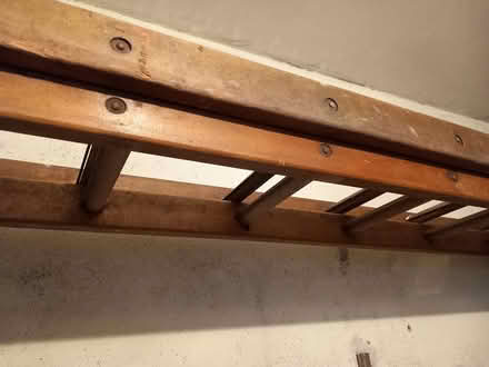Photo of free 12ft wooden extension ladder (Derriaghy BT17) #1