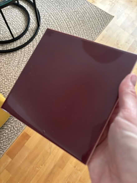 Photo of free Ceramic Wall tiles- Gloss Aubergine (Streatham SW16) #1
