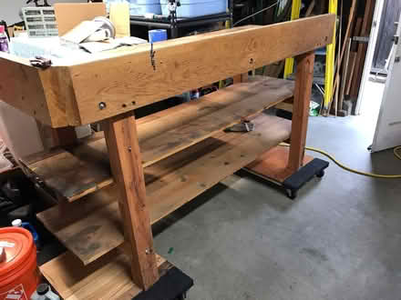 Photo of free Heavy duty workbench and heavy (Cupertino , DM me) #1