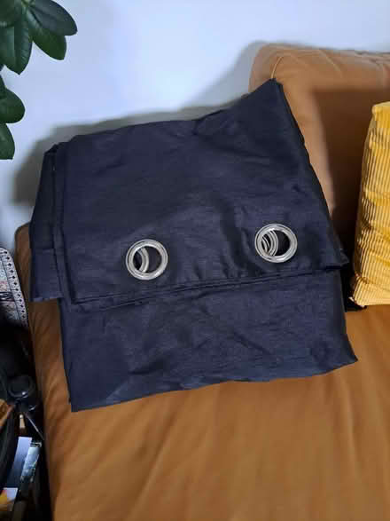 Photo of free Black Ring Top Curtains (Crofton Park, Brockley) #1