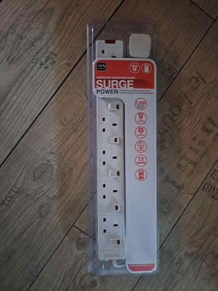Photo of free 6 way switched extension lead (Crofton Park, Brockley) #2