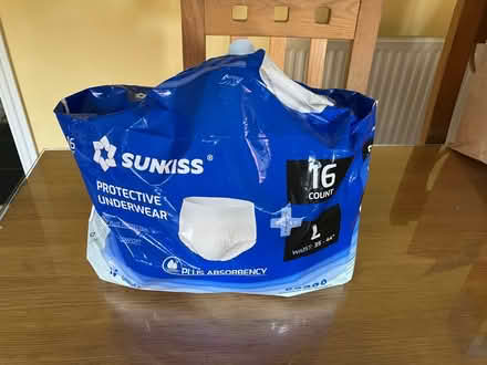 Photo of free Incontinence pants (St. Michaels Mead, B/Stortford) #2
