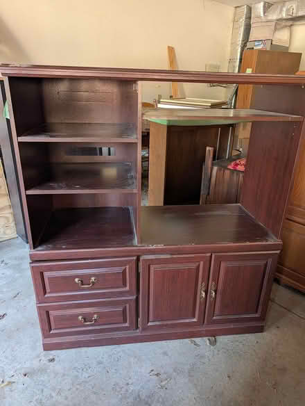 Photo of free Media bookcase cabinet wardrobe (Northwest Indianapolis) #1