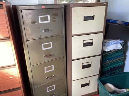 Photo of free Metal filing cabinets (Long Marton CA16) #1