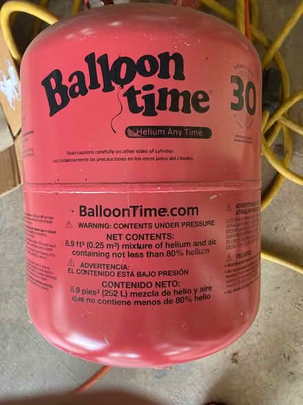 Photo of free Recyclable balloon time container (Foothill Boulevard Cupertino) #1