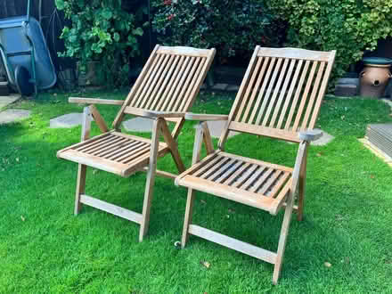 Photo of free Reclining garden chairs (North Otley. LS21.) #3