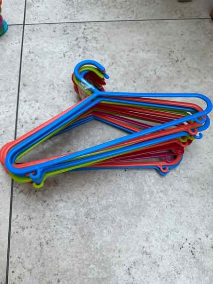 Photo of free Children’s coat hangers (Papplewick CP NG15) #1