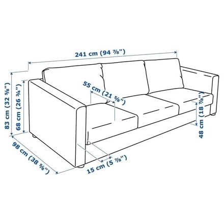 Photo of free 3 seater sofa (Knowle BS4) #2