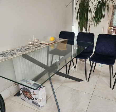 Photo of free Glass Dining Table (Firhouse, Dublin) #2