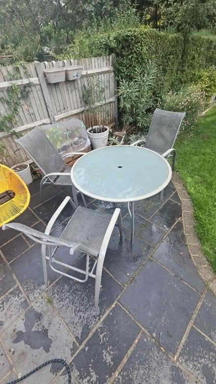 Photo of free Patio table and chairs (Wallington SM6) #2