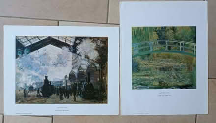 Photo of free 2 posters of Monet paintings (Bicester OX26) #1