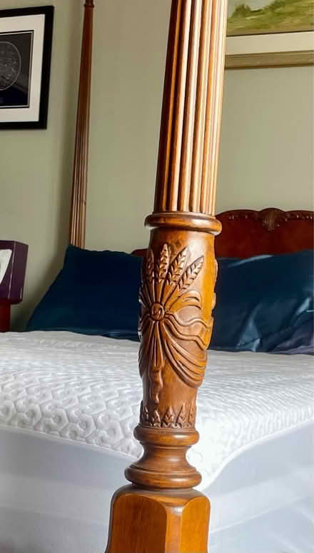 Photo of free Queen 4-poster bed (Carmel, by Palladium) #2