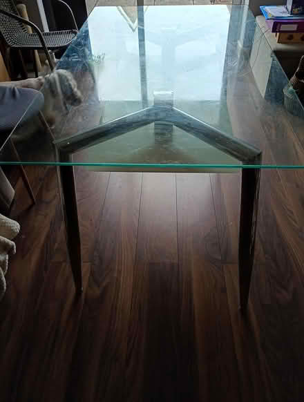 Photo of free Glass dining room table (ME12 Minster on sea) #2