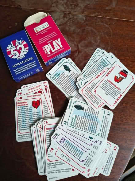 Photo of free London icon playing cards (Highbury and Islington - N7) #1