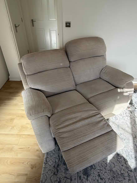Photo of free Beige Fabric Recliner Sofa (Le11) #3