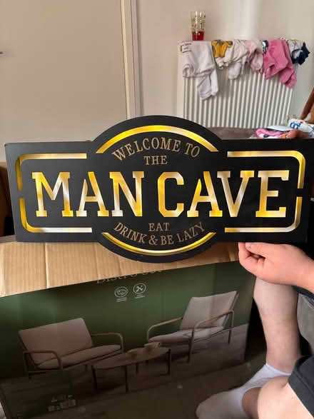 Photo of free Light up man cave sign (Sandridge AL4) #2