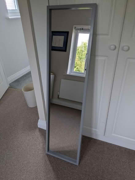Photo of free 4 foot grey framed mirror (Old Basingstoke RG24) #2