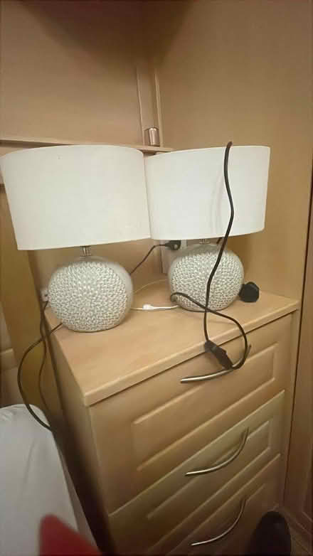 Photo of free 2 cream lamps (Stretford M32) #1