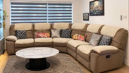 Photo of free 5 seater 2 recliner Corner Sofa Furniture Village (Sutton SM2) #2