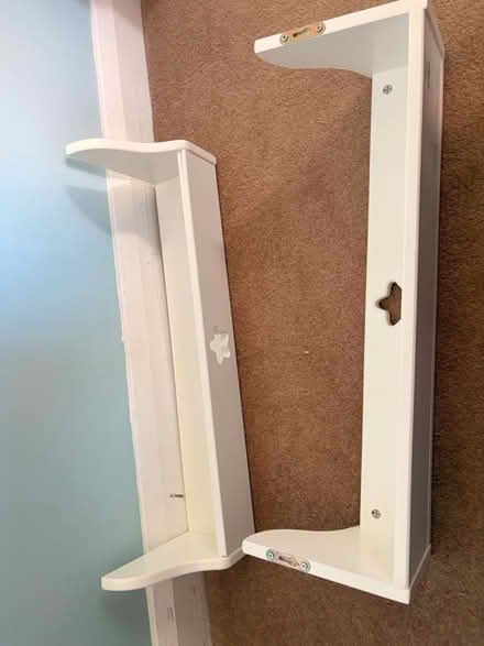 Photo of free 2 White Children’s Book Shelves (Catcliffe S60) #3