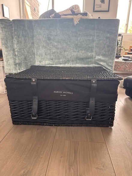 Photo of free Harvey Nichols empty black hamper (Grafton Road NW5) #1