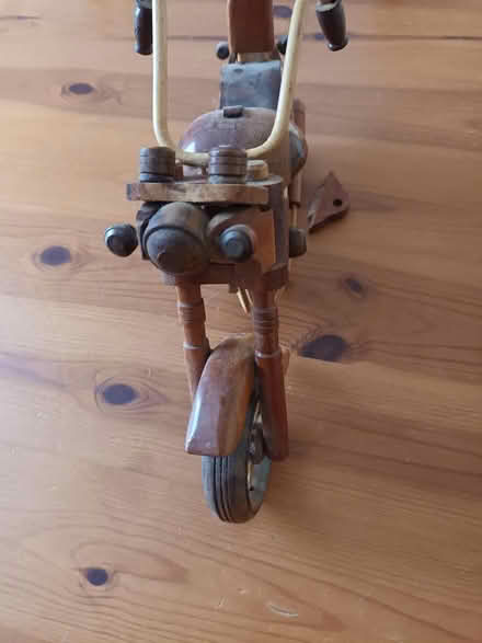 Photo of free 2 wooden motorcycle (Melksham) #1