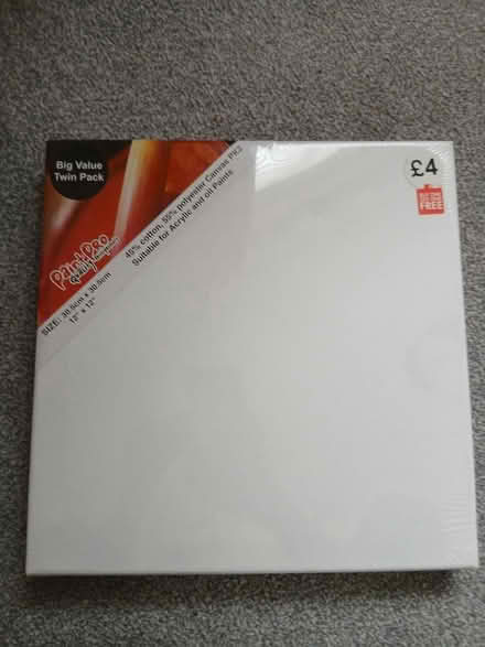 Photo of free Pack of 2 canvases (Moreton Hall BSE) #1