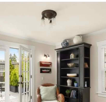 Photo of free Flush mount country farmhouse lamp (Genesee) #3