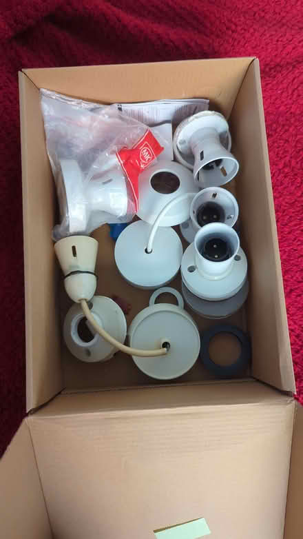 Photo of free box of ceiling light fittings (Southsea PO5) #1