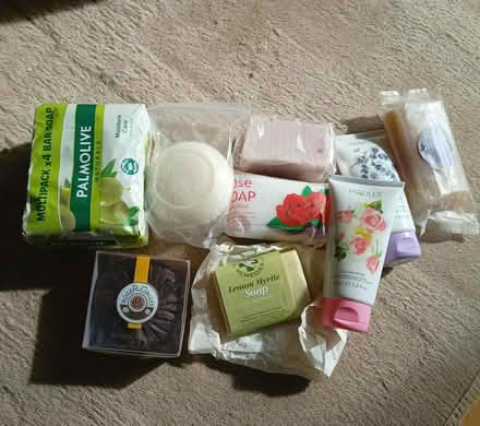 Photo of free Assorted soaps, hand cream (D15) #1