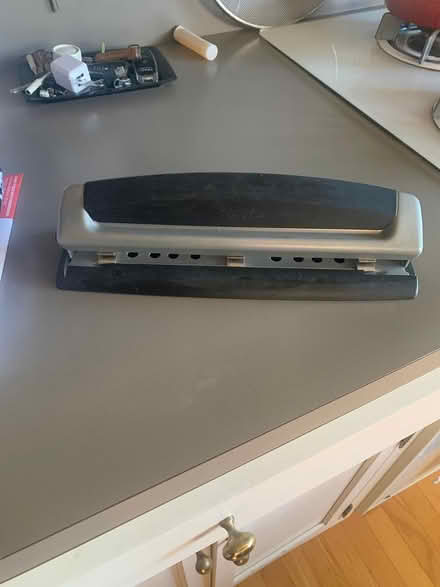 Photo of free 3-hole punch (rogers park) #1