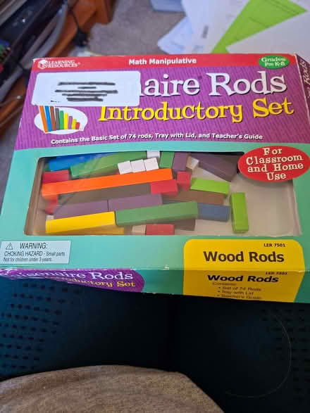 Photo of free Box of Cuisenaire rods (Kirkby Thore CA10) #1