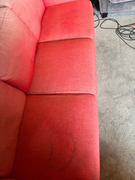 Photo of free Large red sofa (Southport PR8) #3