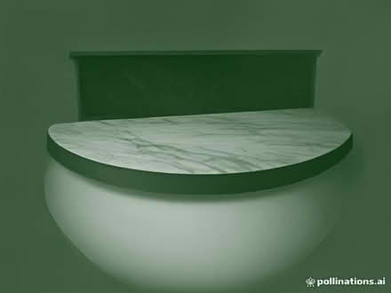 Photo of free Kitchen Worktop Section Black Marble Effect (Golden Triangle NR2) #1