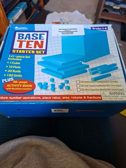 Photo of free Base ten starter set (Kirkby Thore CA10) #1
