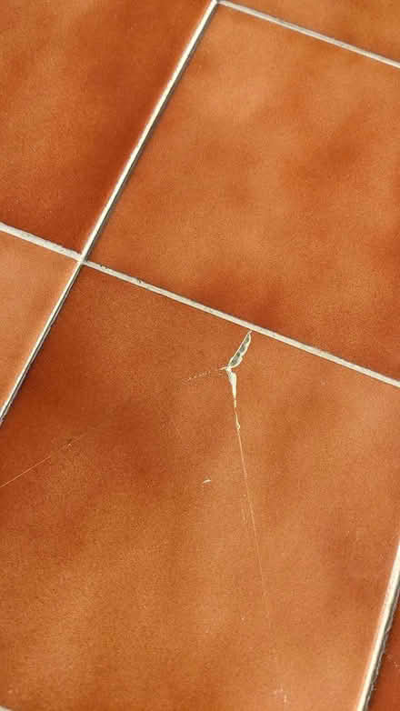 Photo of free Tiled Wooden Table (Missing leg) (PL4 Greenbank.) #3