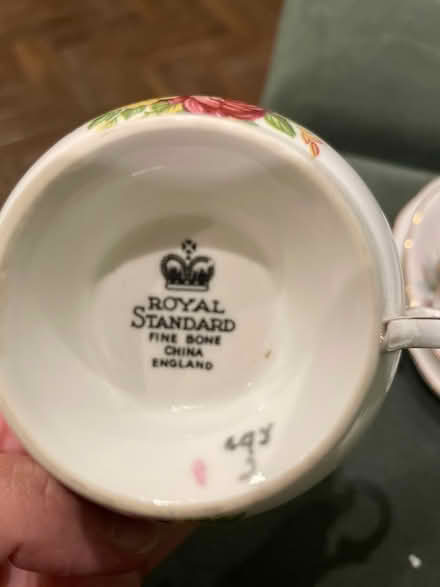 Photo of free Two teacups + matching saucers (Anerley SE20) #2