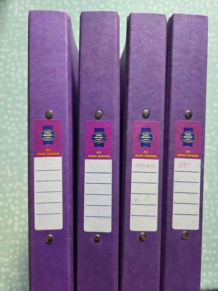 Photo of free A4 ring binders with pockets (Failsworth M35) #2