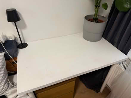 Photo of free IKEA White Desk – Must Go Today (75 Moreland Court NW2) #3