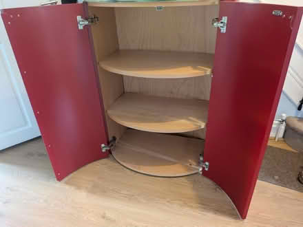 Photo of free Cabinet with red lacquered body (Cheadle SK8) #3