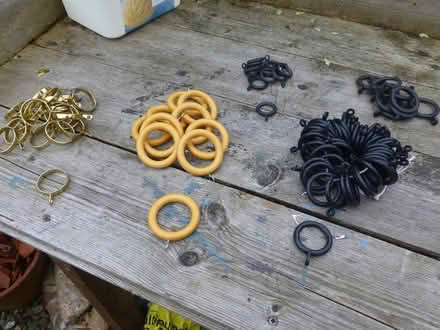 Photo of free Various curtain pole rings (Rattray PH10) #1
