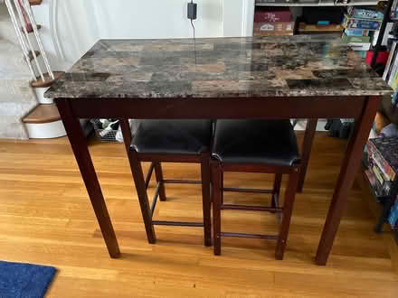 Photo of free Table & stools set (Eastlake) #1
