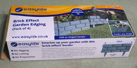 Photo of free Edging for flower beds, mock brick/stone finish (plastics). (Addiscombe CR0) #2