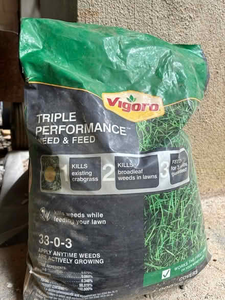 Photo of free Lawn weed and feed (S. 26th St. & S. Ives St) #1