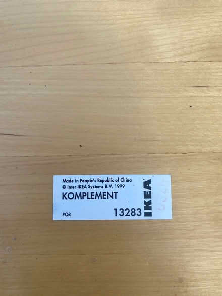 Photo of free IKEA Komplement wardrobe wire baskets and wooden drawers (West Wellow SO51) #2
