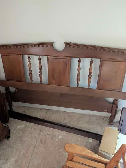 Photo of free double bed night stand (Northwest Indianapolis) #1