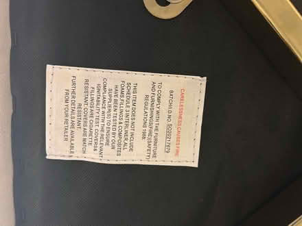 Photo of free Grey velvet desk / bedroom chair (Riverside SW6) #3