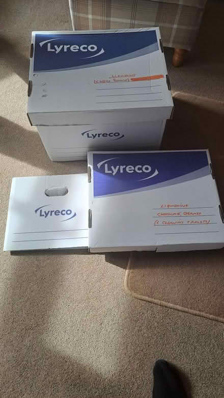 Photo of free X2 cardboard storage boxes (Littlehaven) #1