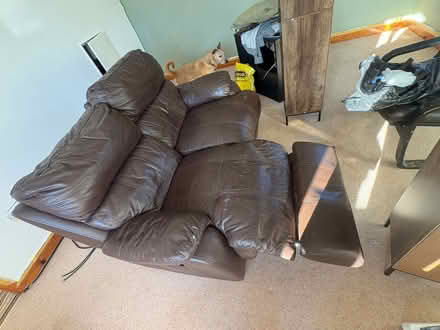 Photo of free 2 seater recliner sofa (Oswestry SY11) #1